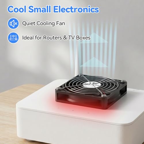 Thumbnail 6 de ELUTENG 140mm USB-C Fan: 3-Speed Portable Cooling for Small Form Factors
