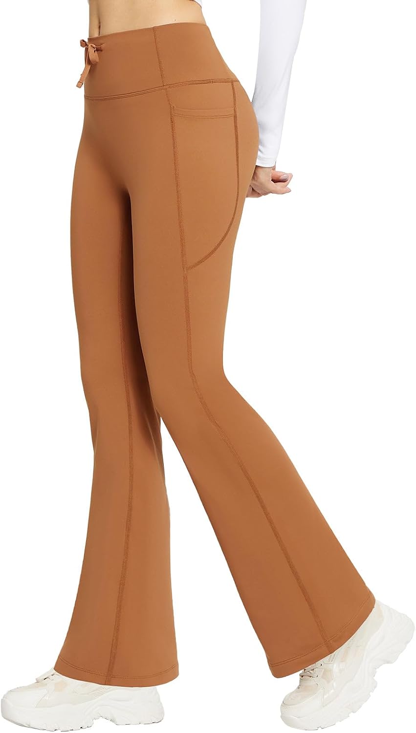 Thumbnail 6 de baleaf Women's Thermal Flared Leggings 4-pocket