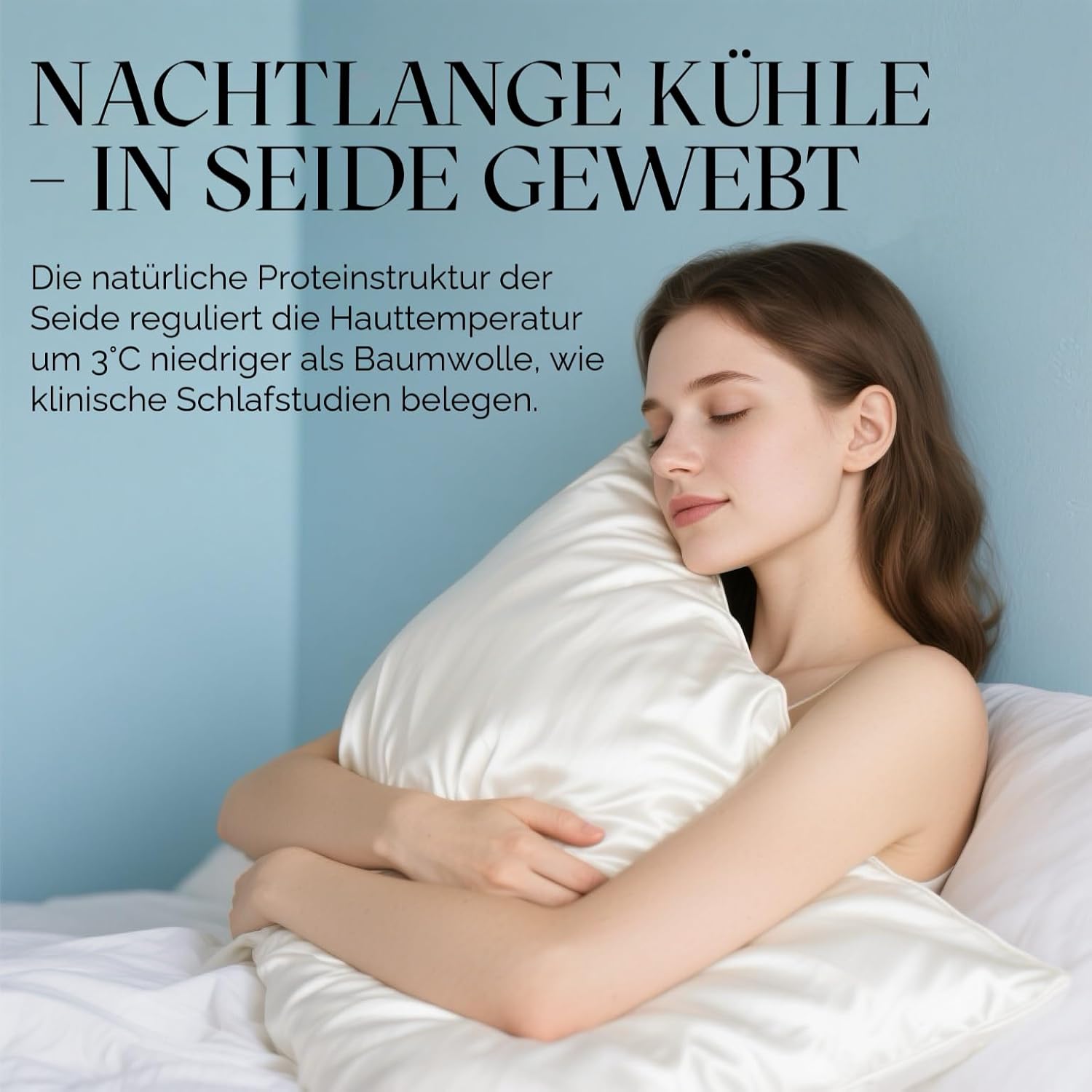 Detalle 1 de Ravmix SeidenKissenbezug 40x80