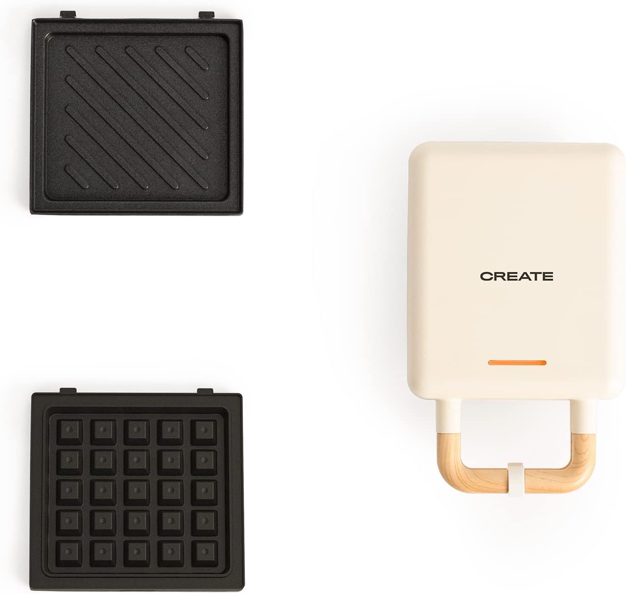 Imagen de CREATE/STONE STUDIO Sandwichera 2 en 1 600W en OfertitasTOP