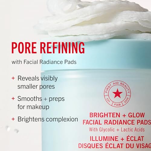 Detalle de First Aid Beauty Brighten and Glow Facial Radiance Pads, 28 ct