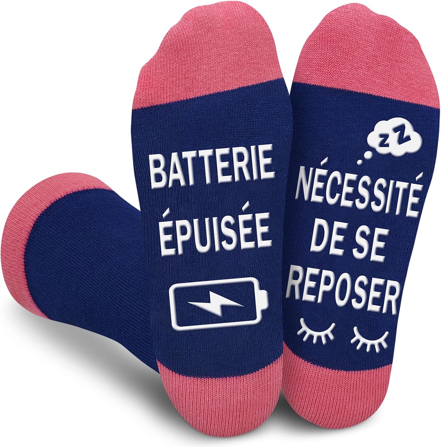 Detalle de Obidodi grappige damessokken met antislip en humorboodschap, maat 37-42