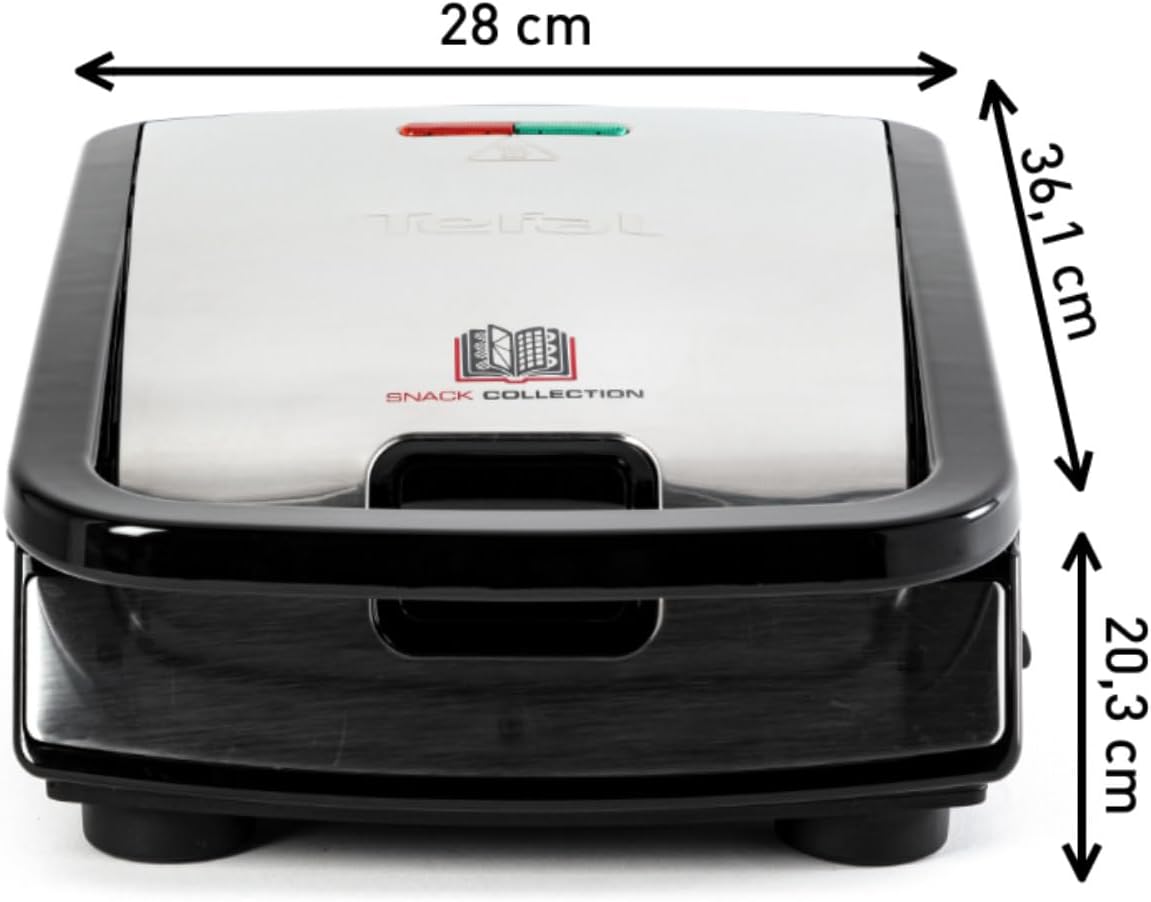 Detalle de Tefal Snack Collection met 2 verwisselbare platen voor croques en wafels