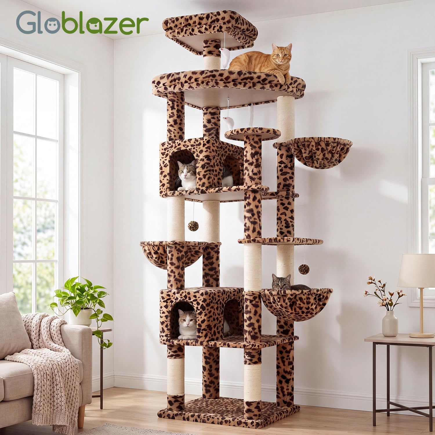Thumbnail 6 de Globlazer Cat Tree, 82-Inch