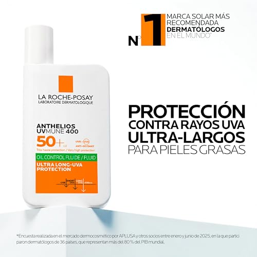 Detalle de La Roche-Posay Fluido Invisible SPF50+ | protector solar de acabado matte y alta protección