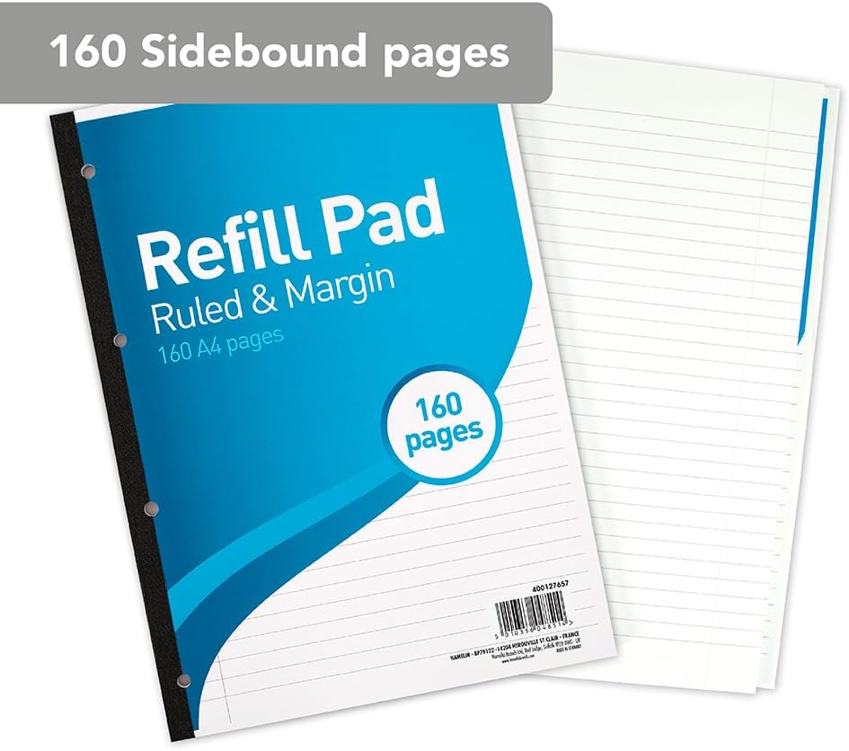 Detalle de SUMMIT A4 Lined Paper 160 Page pack