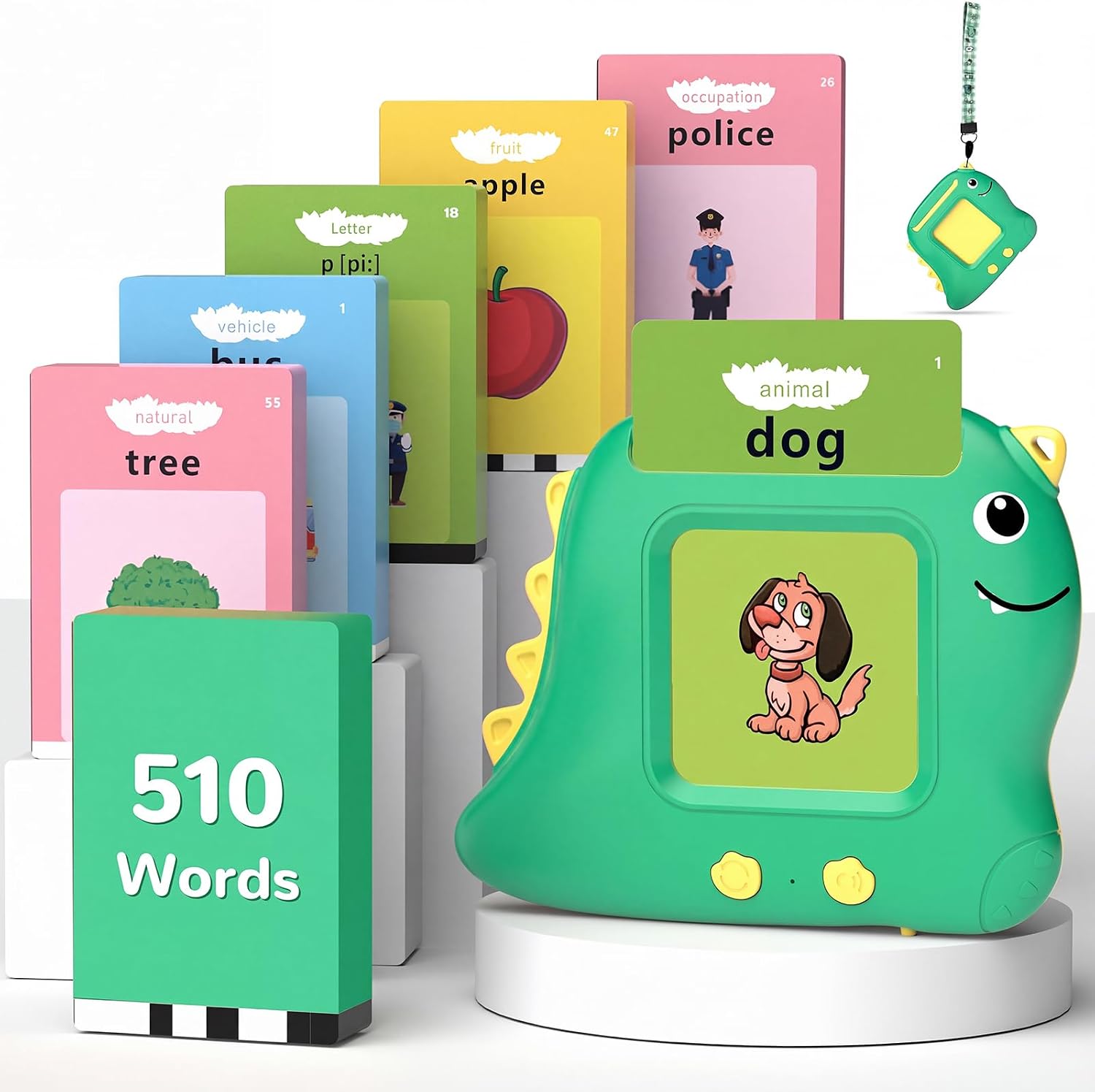 Detalle de Alotwan Talking Flash Cards 510 sight words