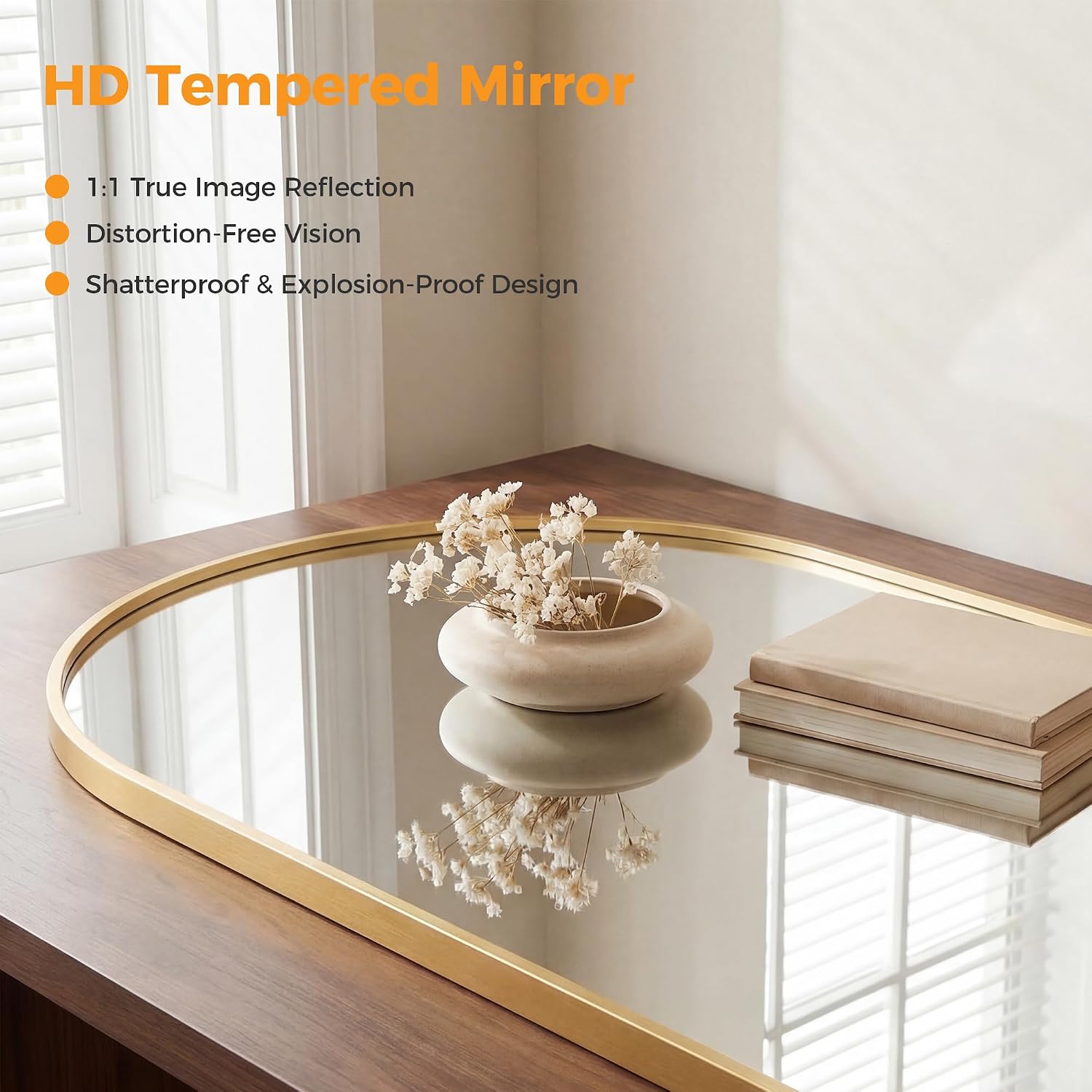 Detalle 2 de HAPPYMONT Bathroom Mirror 26x38-Inch