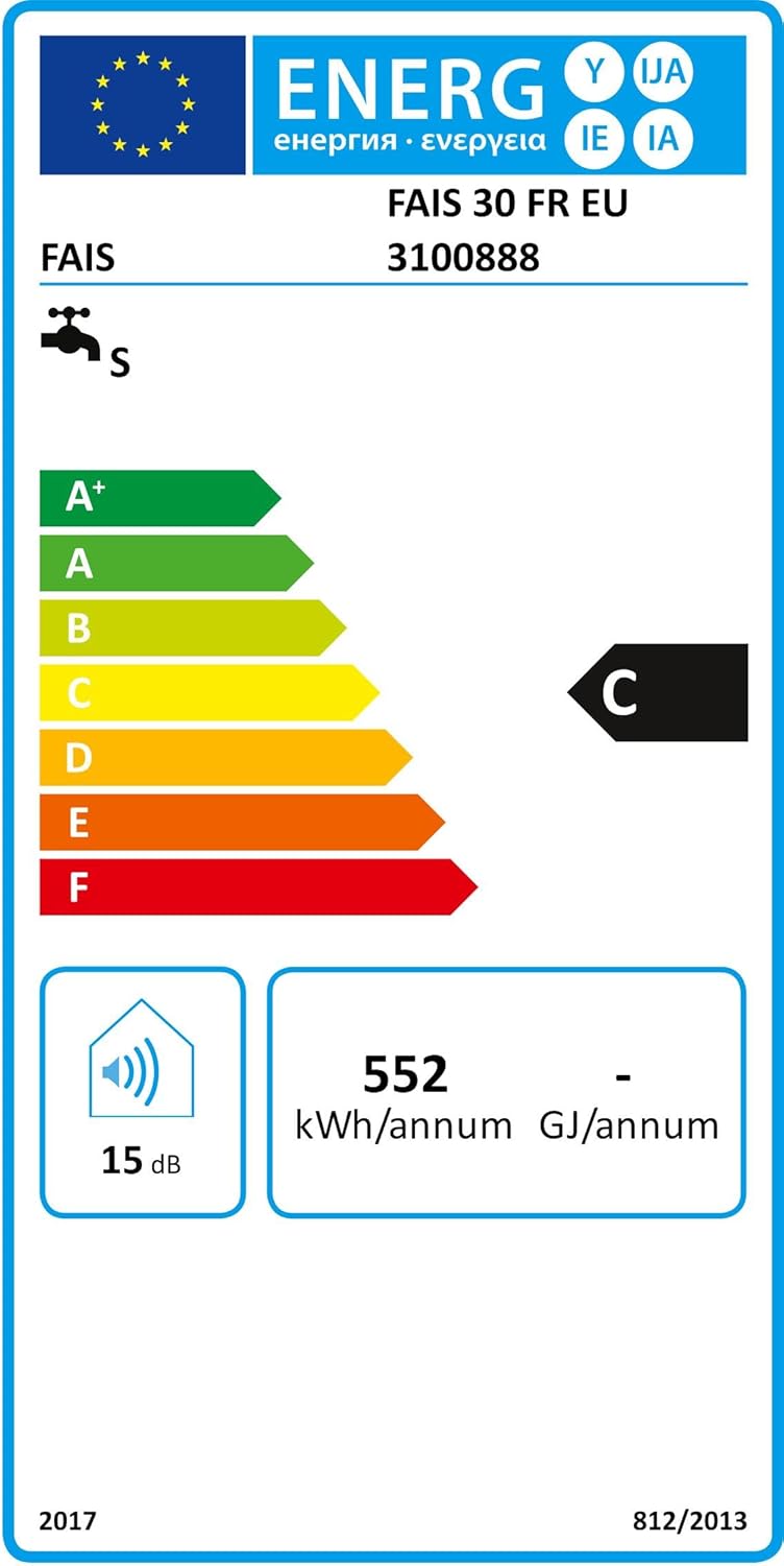 Thumbnail 3 de FAIS 30 FR EU Chauffe-eau électrique sur évier 30 L, 1500 W — installation facile en France