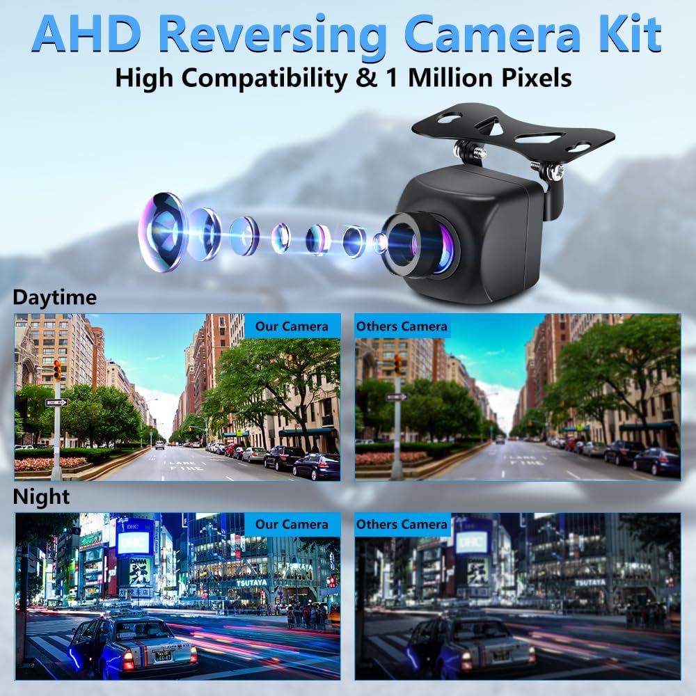 Detalle 2 de Reversing Camera Kit AHD 1080P 4.3" Monitor