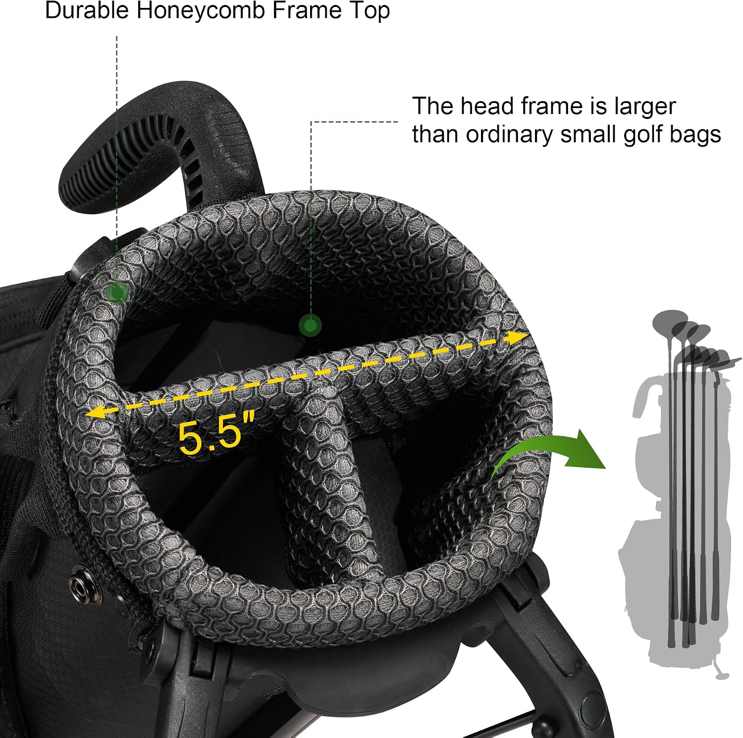 Thumbnail 5 de KVV Golf Stand Bag for 8 Clubs