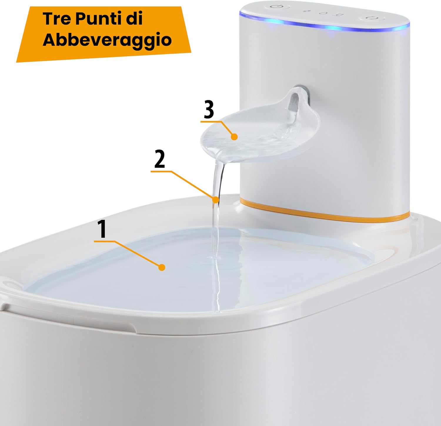 Detalle de FERPLAST Fontanella per gatti 3L senza fili ⛲