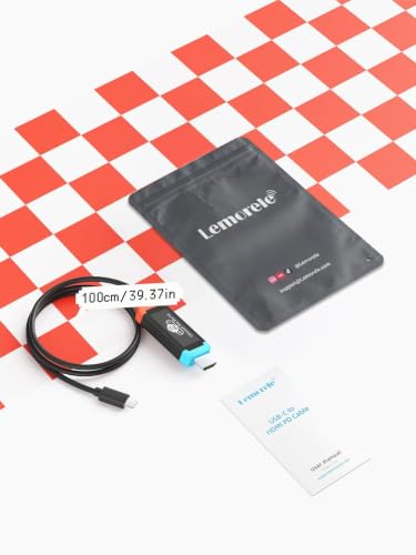 Thumbnail 7 de Lemorele Câble USB-C vers HDMI 1 m – 4K@60Hz, PD 100W, compatible Switch et plus