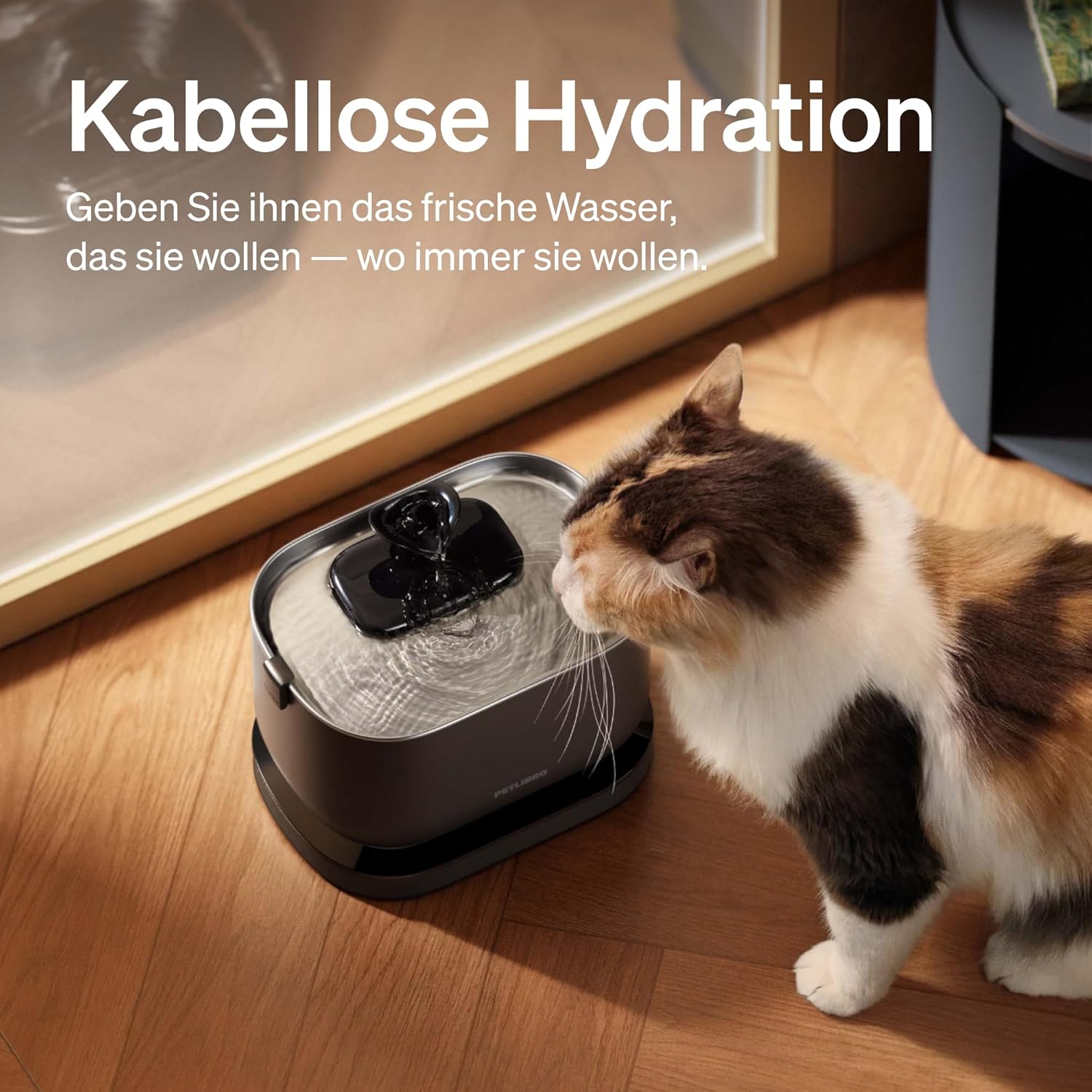 Detalle 2 de PETLIBRO Katzenbrunnen kabellos 5000 mAh