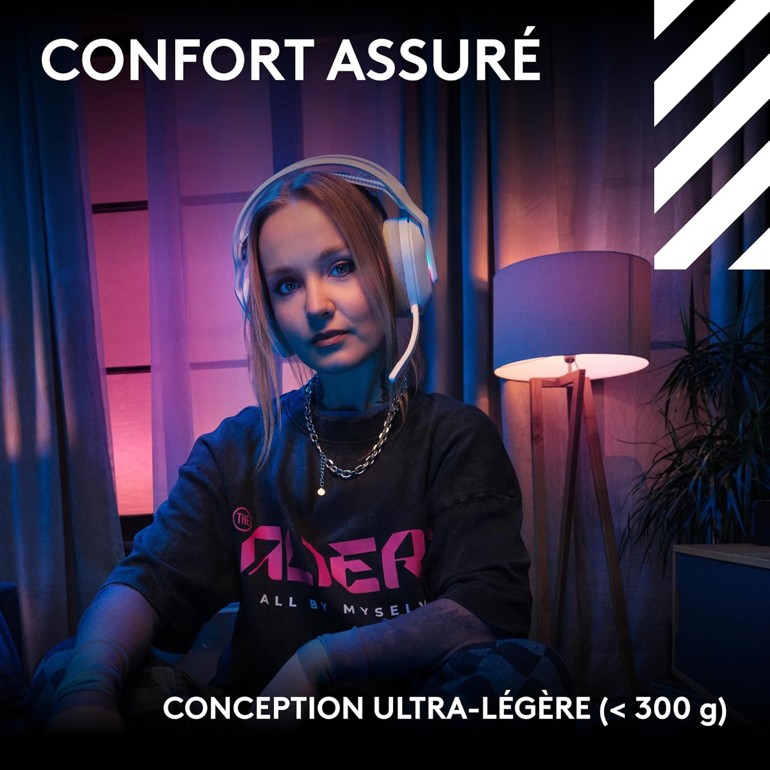 Thumbnail 2 de Logitech G Astro A20 X Lightspeed, Casque Gaming sans Fil pour PS5, Xbox, Switch/Switch 2 et PC – Audio PLAYSYNC, LIGHTSYNC RVB et Blue VO!CE
