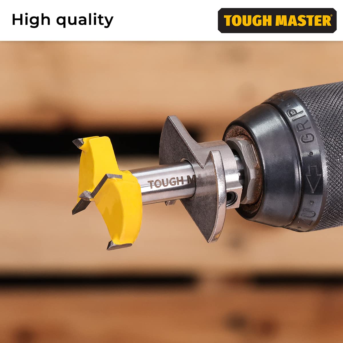 Thumbnail 4 de Forstner Bits TOUGH MASTER 5-Piece TCT Set (15mm–35mm) with Depth Stop, 2 Hex Keys & Heavy-Duty Case
