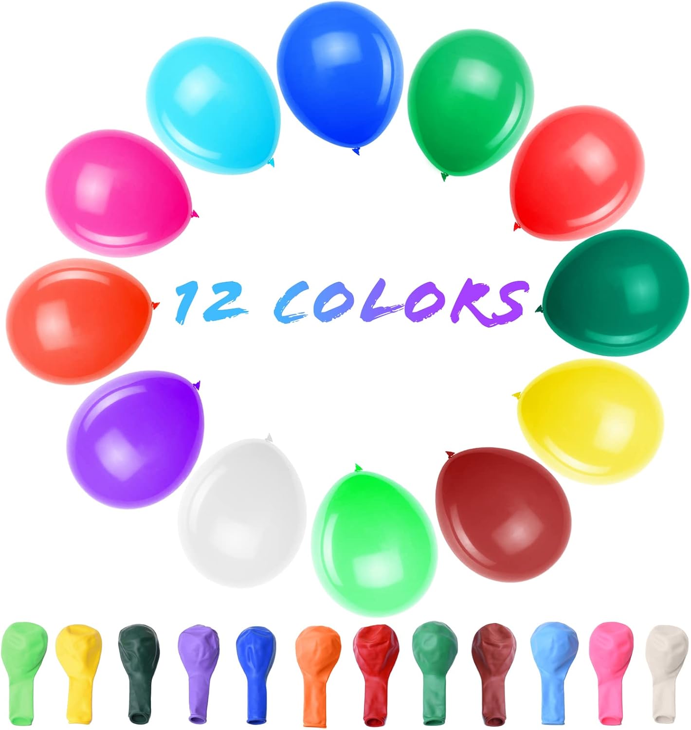 Thumbnail 1 de Thickened Balloons 120 pcs 🎈