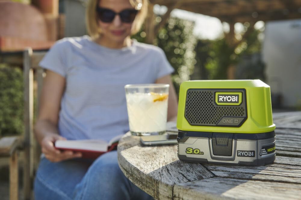 Thumbnail 5 de RYOBI Radio Chargeur Sans Fil 18V One+ RBTM18-0 – Haut-Parleur Bluetooth 5 W, 100% Nomade
