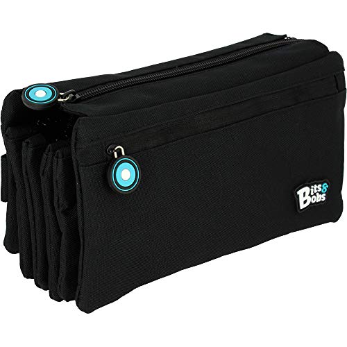 Detalle de Grafoplás bits & Bobs - Estuche Portatodo Cuádruple 23 cm Negro