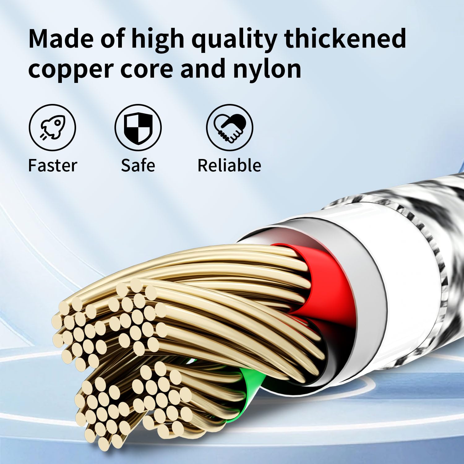 Thumbnail 4 de Firsting Multi Charging Cable 4ft 3-in-1 Charger
