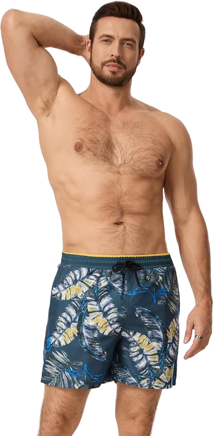 Thumbnail 6 de AMZSPORT Shorts de Bain Homme Boardshort Imperméable avec Poches et Doublure en Maille