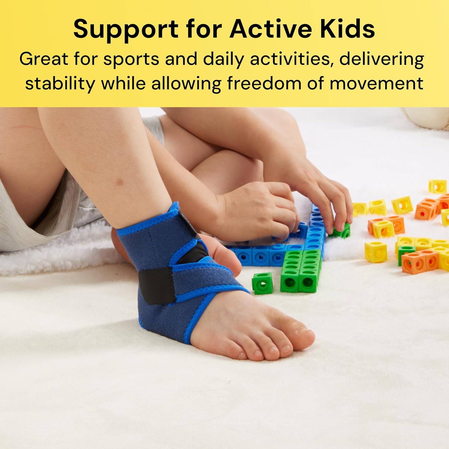 Detalle de BraceUP Kids Ankle Support – Youth Ankle Brace for Boys & Girls (Adjustable, Lightweight, S)