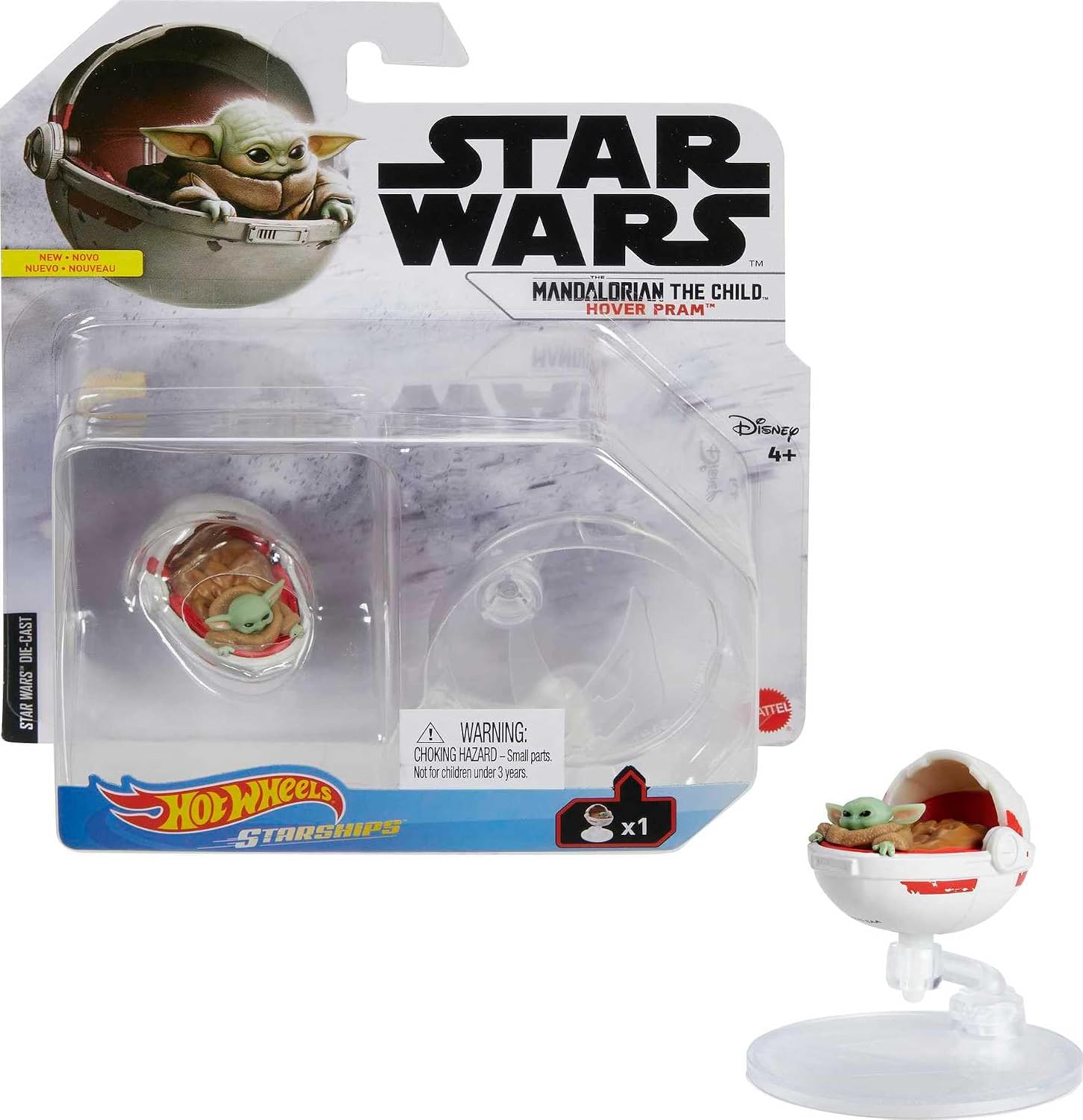 Detalle de Hot Wheels GVF57 スター・ウォーズ「ザ・チャイルド」キャリア付き宇宙船トイ
