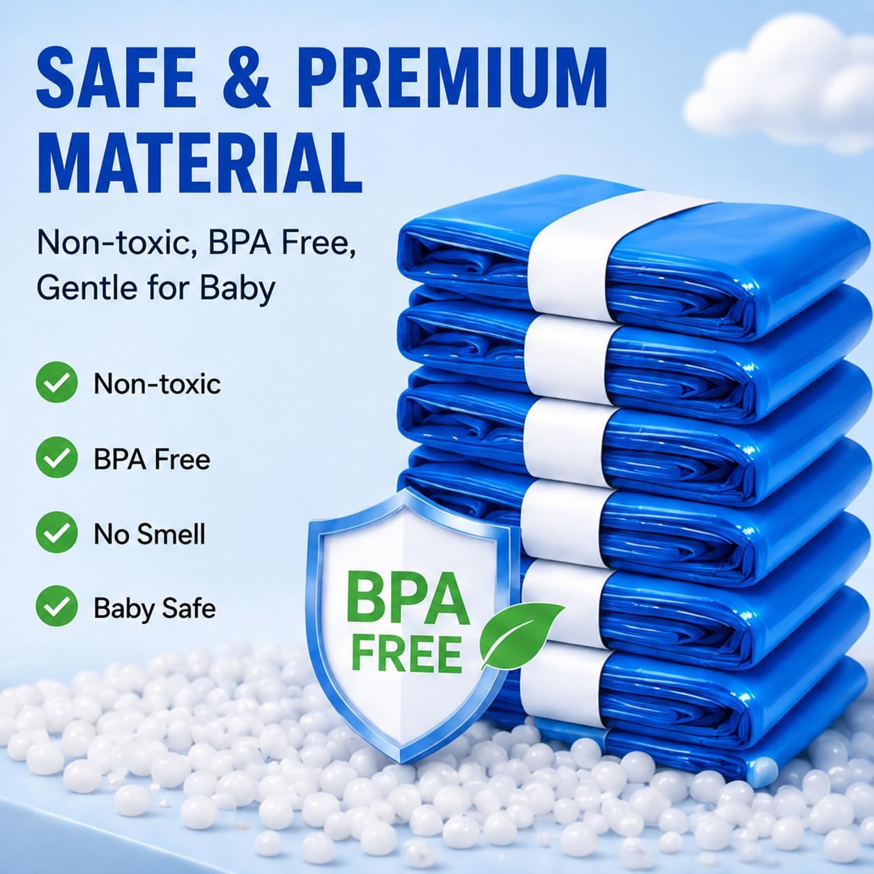 Thumbnail 4 de vacvad 15 Pack Nappy Bin Refill Disposal Bags (4.5m) – nappy disposal liners for most nappy bins