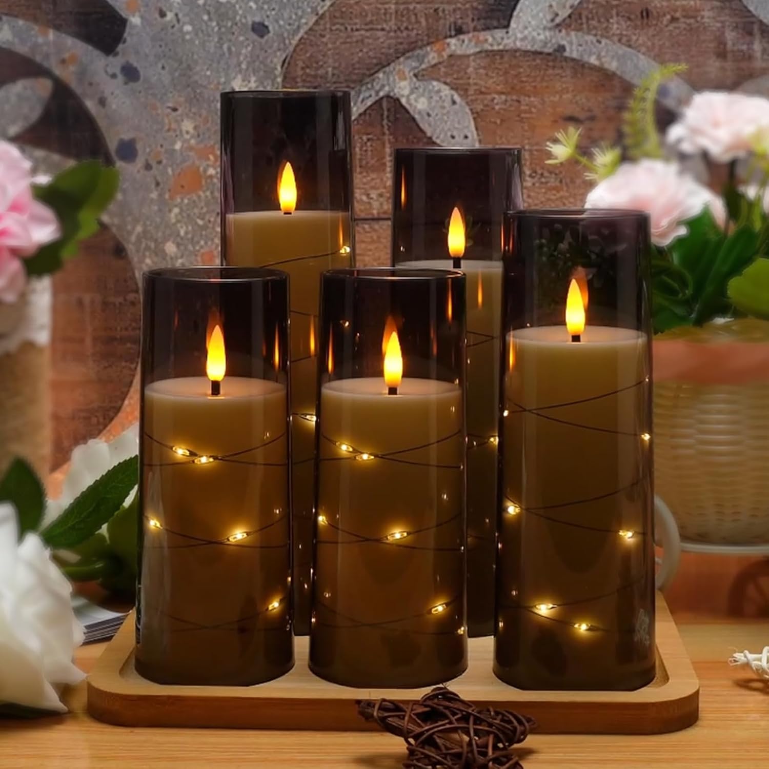 Thumbnail 5 de Kakoya Flameless LED Candles, 5-Piece Set