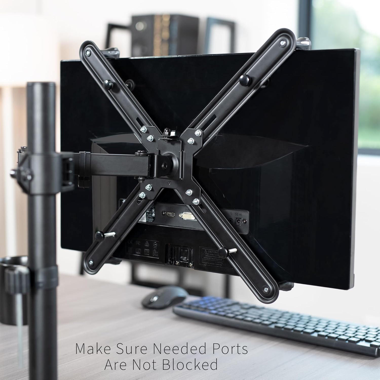 Thumbnail 3 de VIVO Kit de Montage VESA pour écran LCD/LED 20–30" – support 75x75 et 100x100 – Stand-VAD1