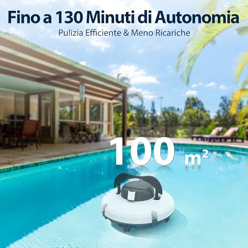 Thumbnail 6 de Vozascly (2026 Nuovo) S1 Robot Piscina Fuori Terra – Batteria Doppia Azionamento, Autonomia 130 min