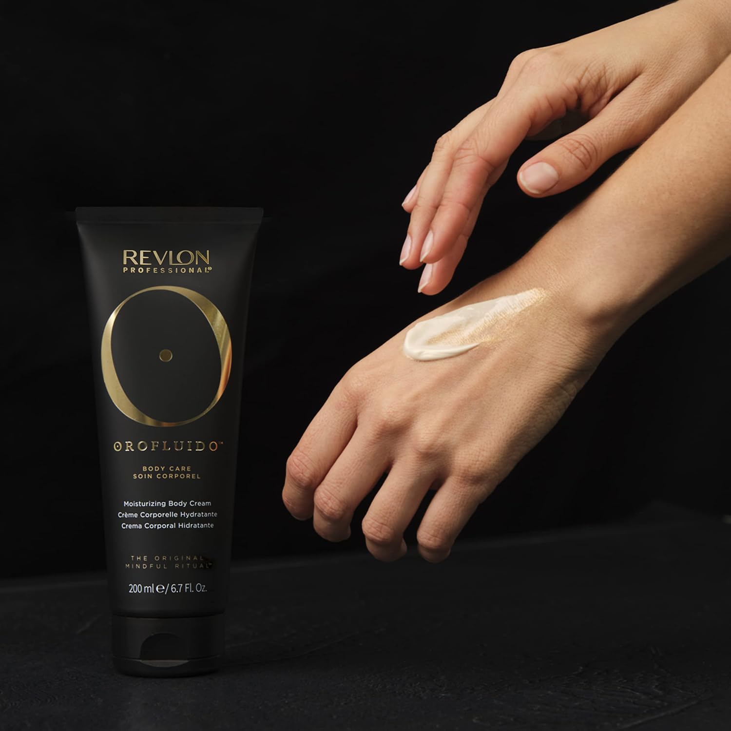 Thumbnail 1 de REVLON PROFESSIONAL Orofluido Moisturizing Body Cream – Lozione Corpo Idratante all'Olio di Argan (Vegana) 200 ml