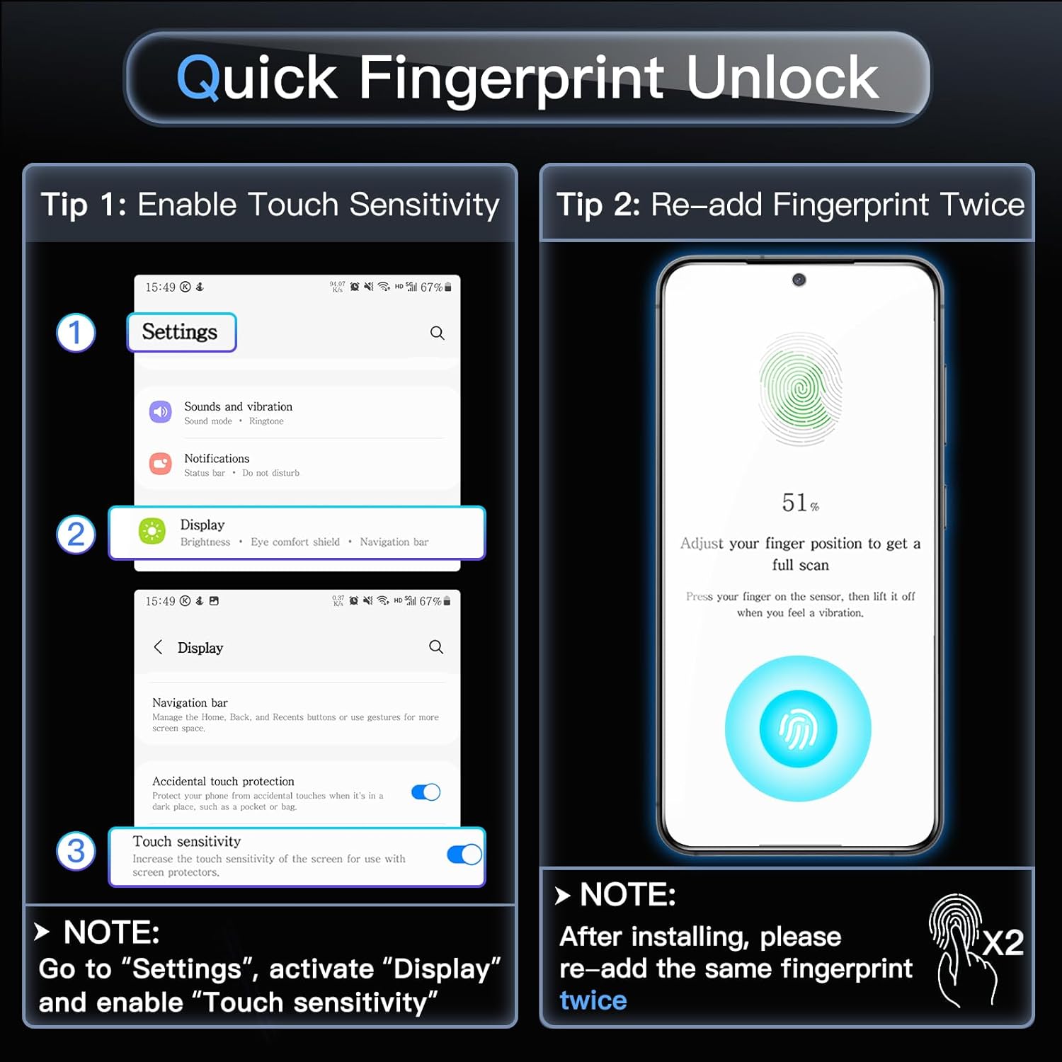 Thumbnail 4 de JETech 3 in 1 Cover Opaca per Samsung Galaxy S26 – protezione completa con pellicole in vetro temperato