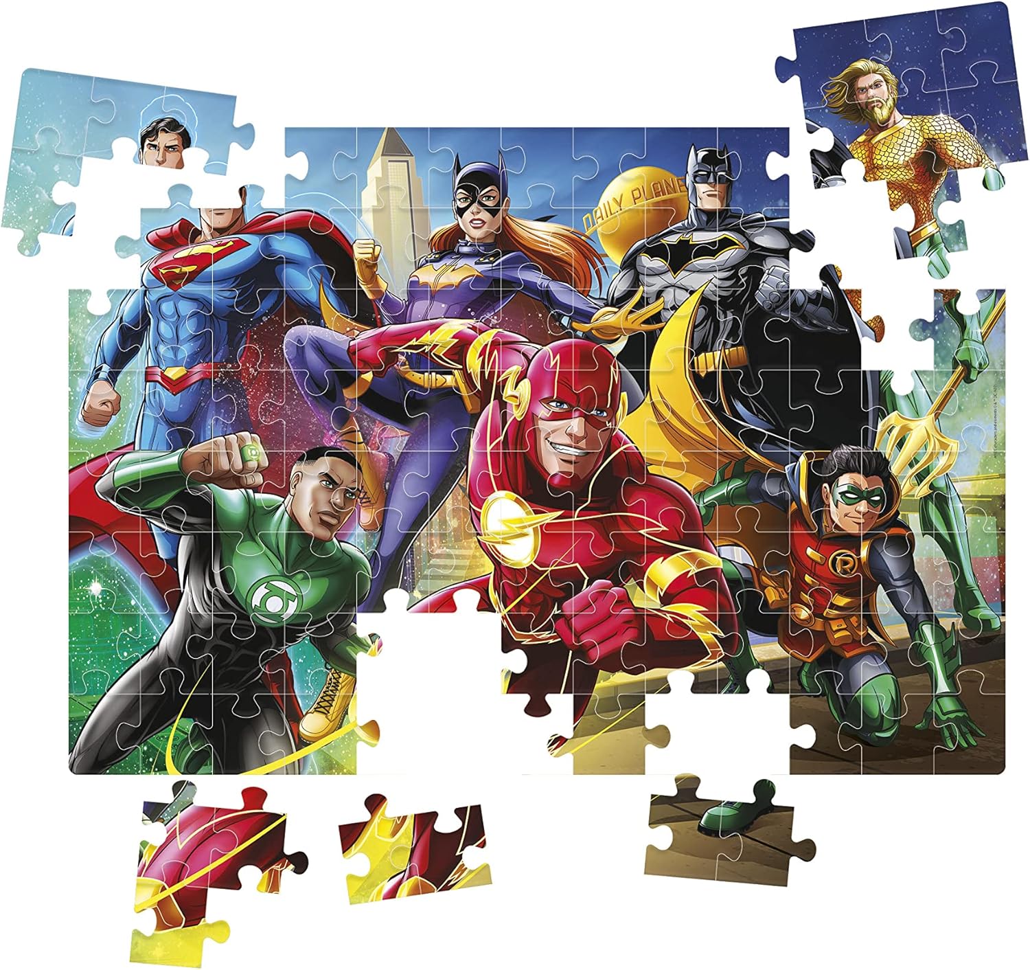 Thumbnail 3 de Clementoni Supercolor DC Comics Justice League – Puzzle enfant 104 pièces (à partir de 6 ans)