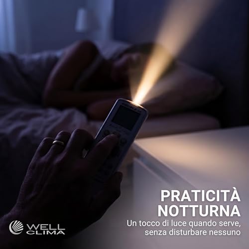 Thumbnail 7 de Wellclima Double E.S: Telecomando universale 2 in 1 per condizionatori e climatizzatori, progettazione italiana, compatibile con 10000+ modelli