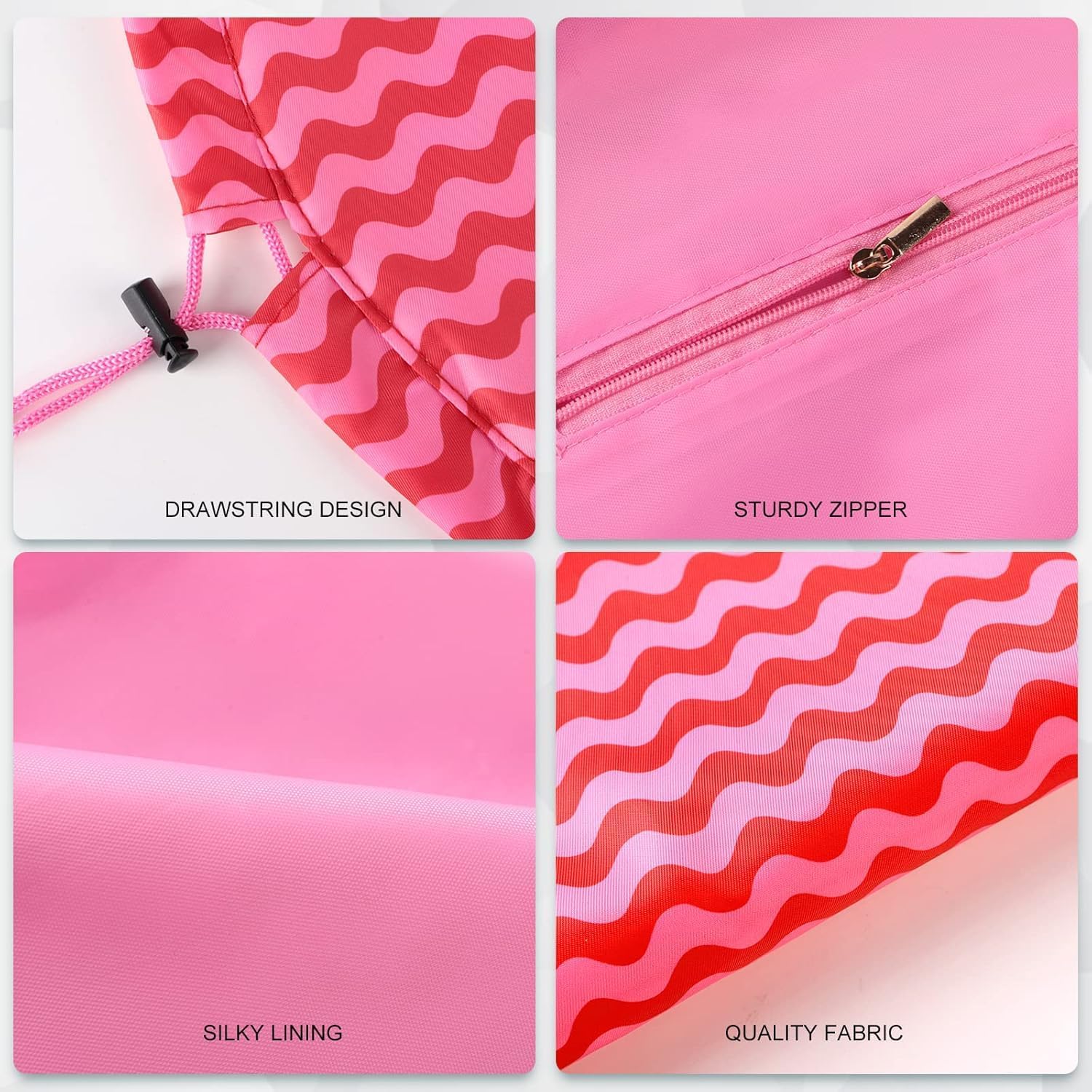 Detalle 2 de Lazy Drawstring Makeup Bags Large Capacity