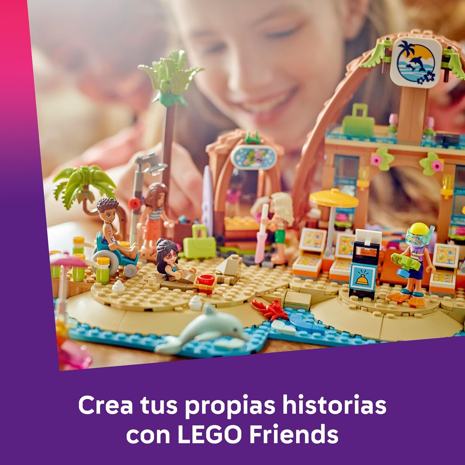 Thumbnail 5 de LEGO Friends Hotel de Vacaciones Familiares en la Playa 42673