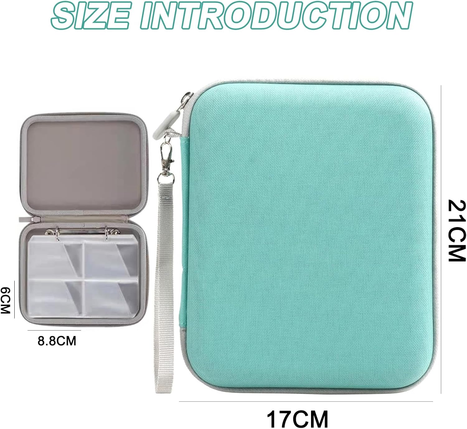 Thumbnail 1 de Noaya Card Case Card Holder – 80-Pocket Card Binder with Zipper (Blue)