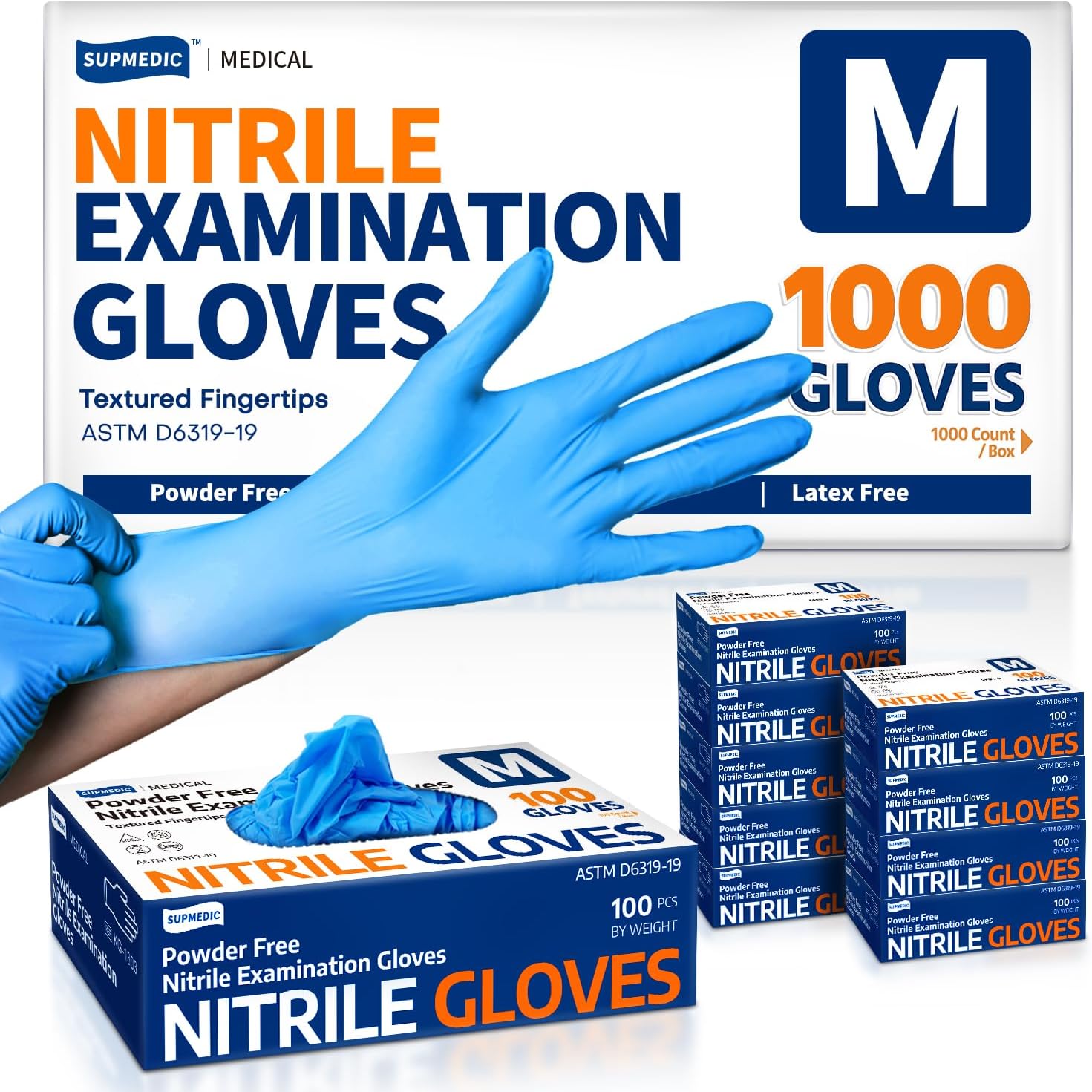 Detalle de Supmedic Medical Soft Max™ 1000 Nitrile Gloves