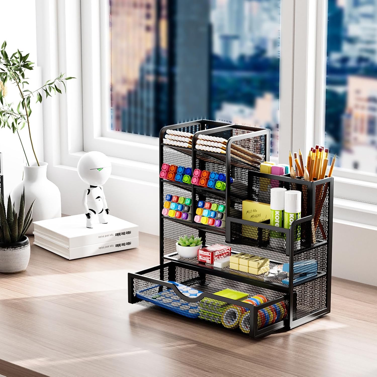 Thumbnail 5 de Marbrasse Mesh Desk Organiser