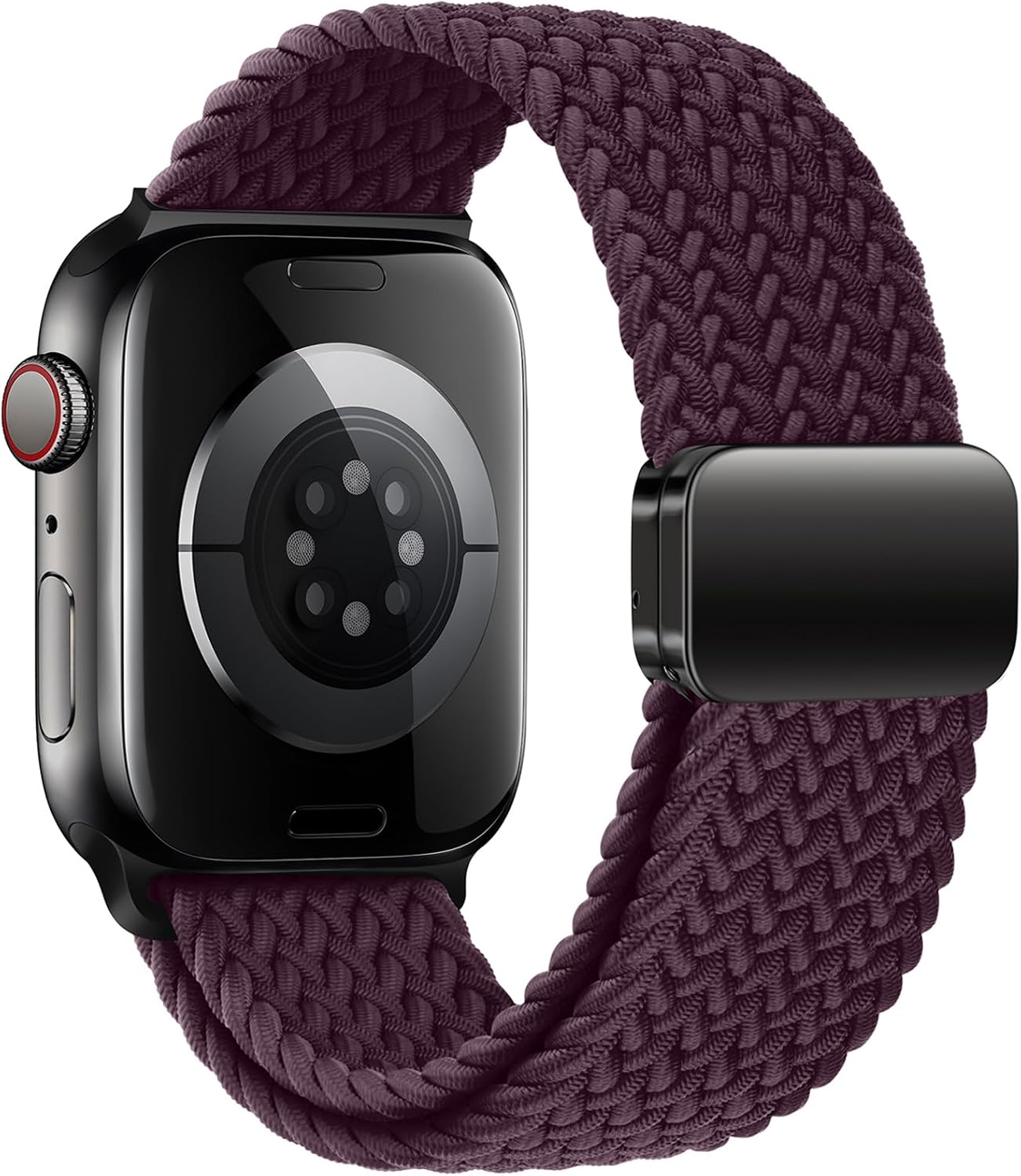 Detalle 2 de Qimela Sport Loop Magnetic Braided Apple Watch Band (38mm–49mm)