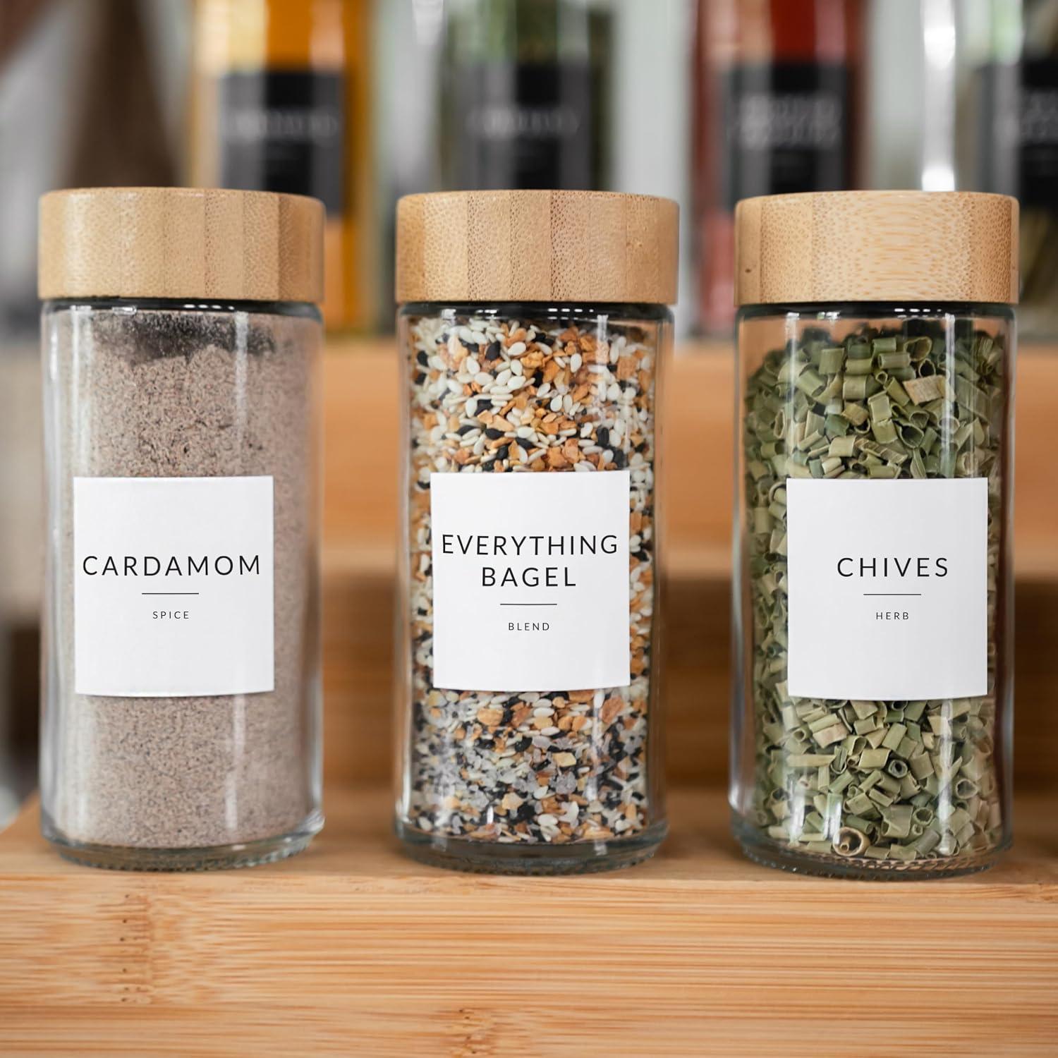 Detalle de SAVVY & SORTED Spice Jar Set, 4 oz