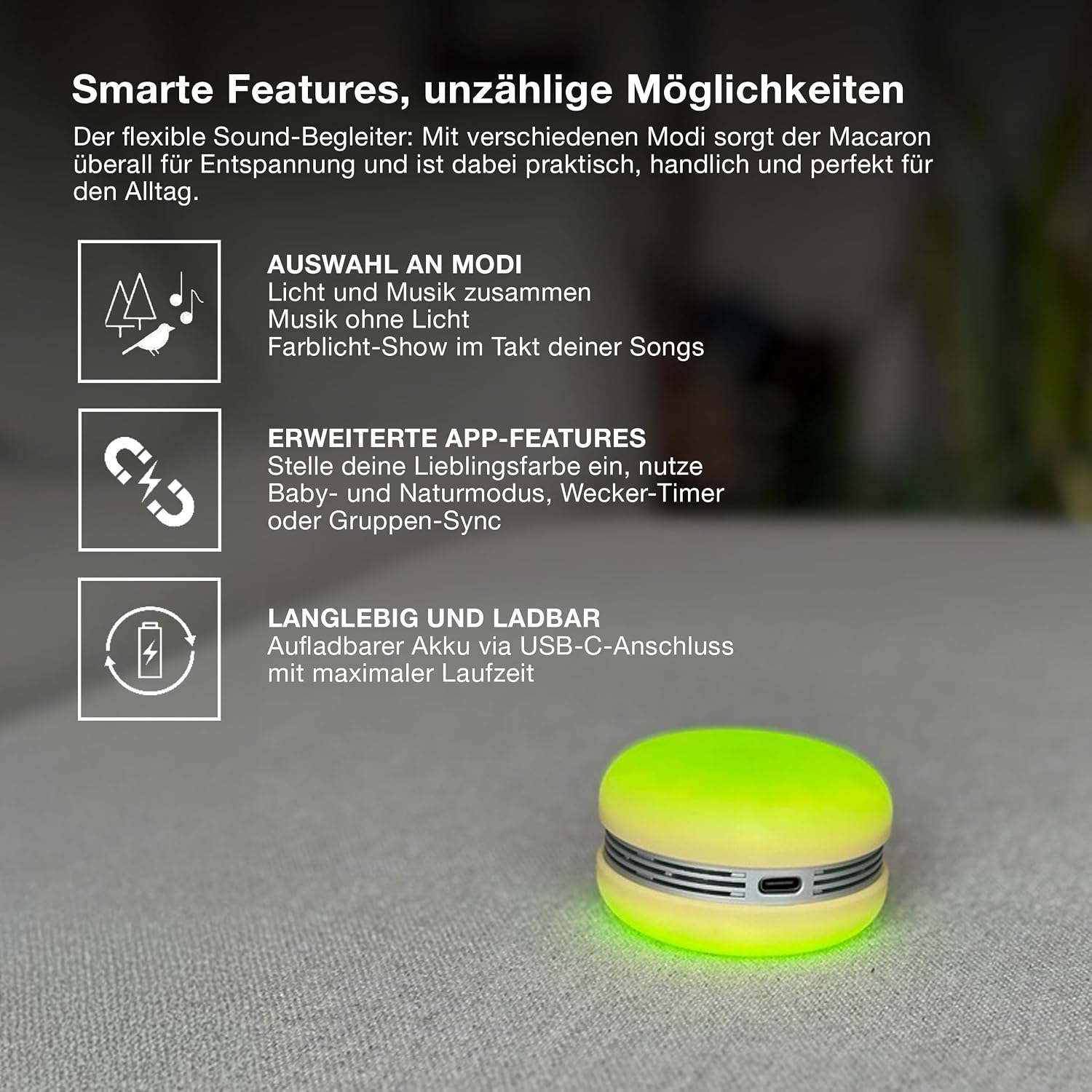 Thumbnail 2 de OSRAM Smart Macaron Bluetooth-Lautsprecher grün