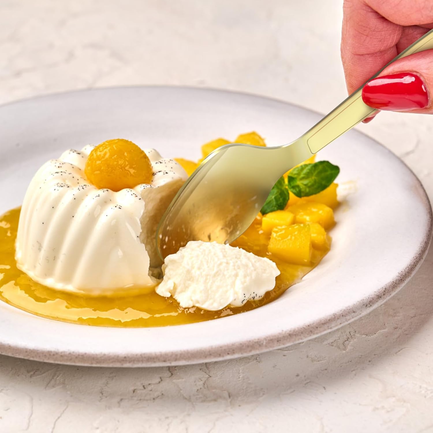 Thumbnail 6 de Dealusy 300 Count Gold Silverware 🍽️