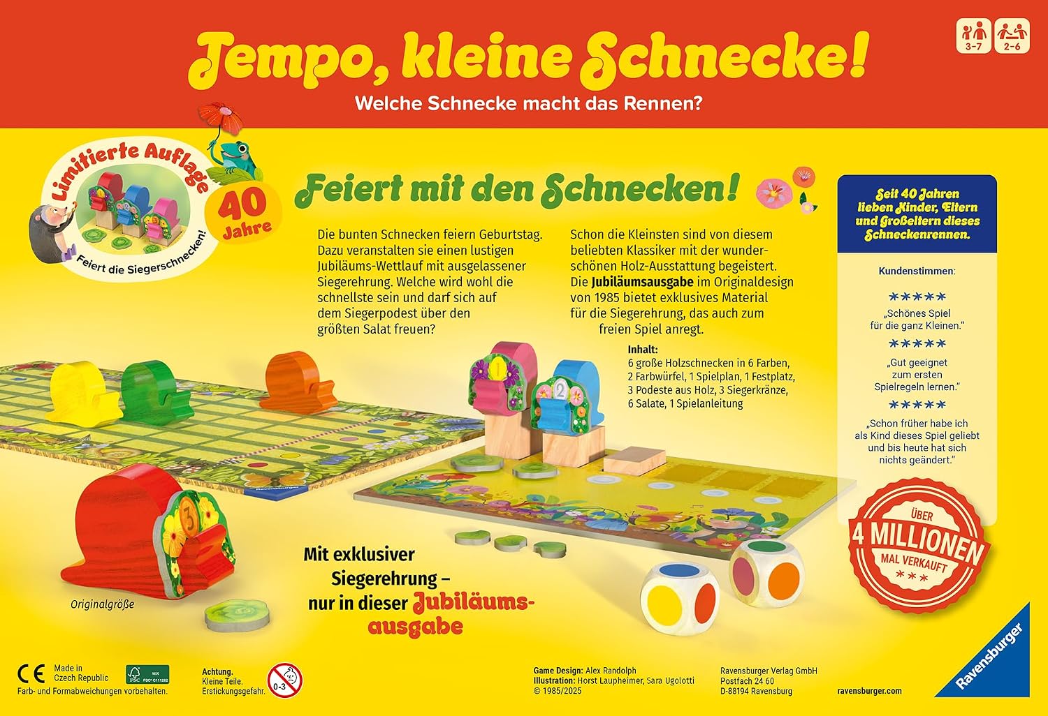 Thumbnail 6 de Ravensburger Tempo kleine Schnecke 23034 Jubiläum