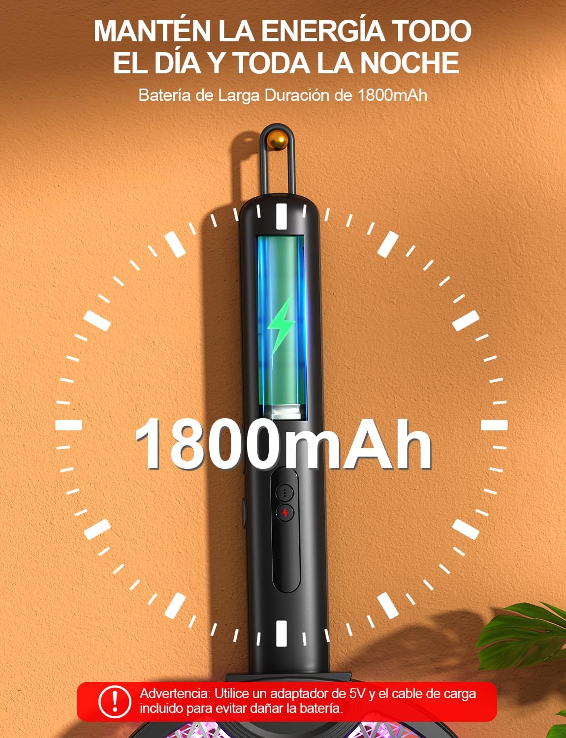 Thumbnail 6 de WOCVRYY Raqueta Mosquitos Eléctrica 4000V