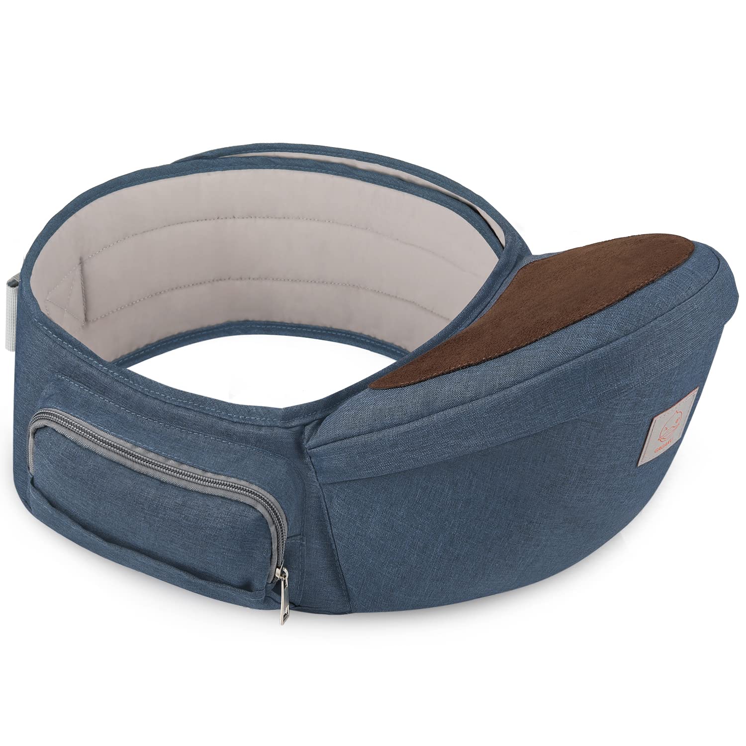GAGAKU Baby Hüftsitz Denim Blau 0–36 Monate