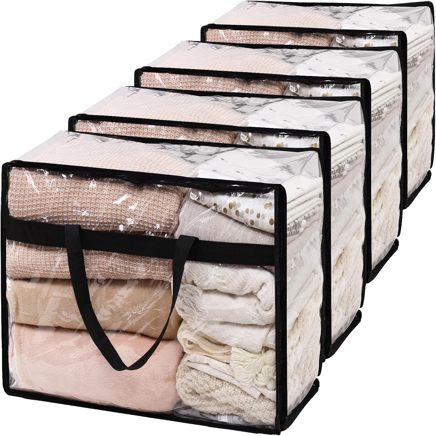 Detalle de SGHUO 60L Blanket Storage Bag with Zipper