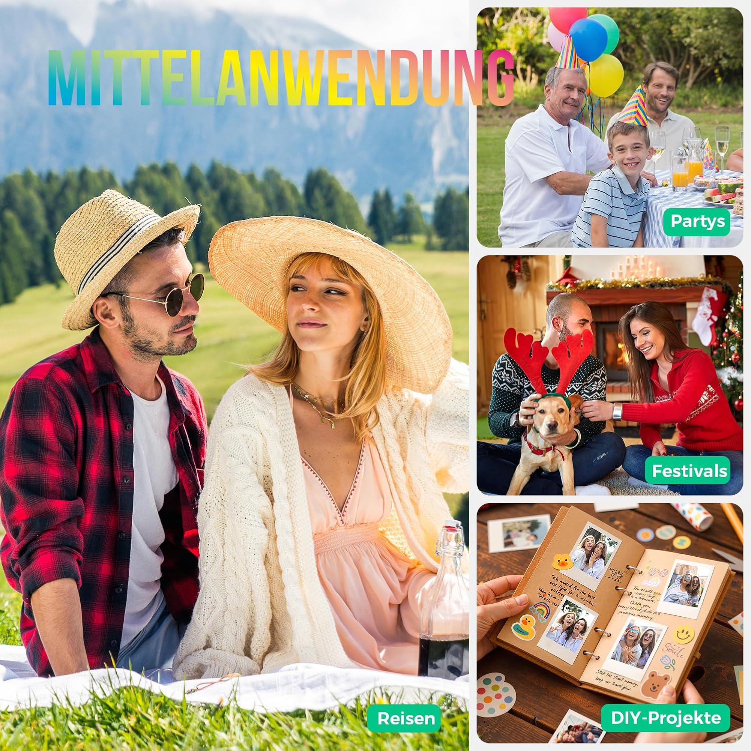 Thumbnail 6 de Nelko 520 Original Farbtintenpatrone für Nelko PP01 Fotodrucker – 1 Stück