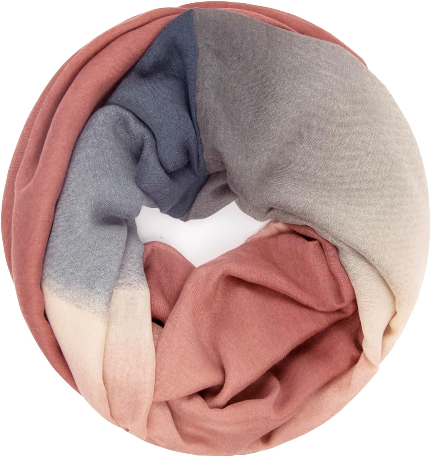 Thumbnail 6 de Glenamexx24 Damen Schal als Loop-Schlauchschal (leichter Langschal), 70% Viskose/30% Baumwolle, 180 x 80 cm – viele Farben